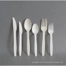 CPLA biodegradable disposable economic knife fork spoon